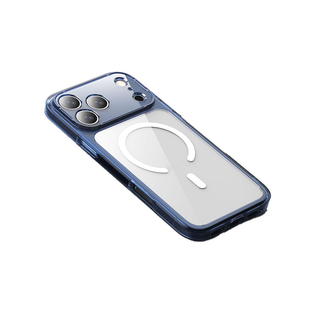 Роскошный прозрачный противоударный магнитный чехол MagSafe для iPhone 17 Air 17Pro 17 Pro Max, жесткая задняя крышка, поддержка беспроводной зарядки