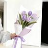 Готовый Цветок из Синельной Проволоки Поделка Ручной Работы Засушенный Искусственный Цветок Тюльпана Подарки для Женщин Любимой На Годовщину День Матери