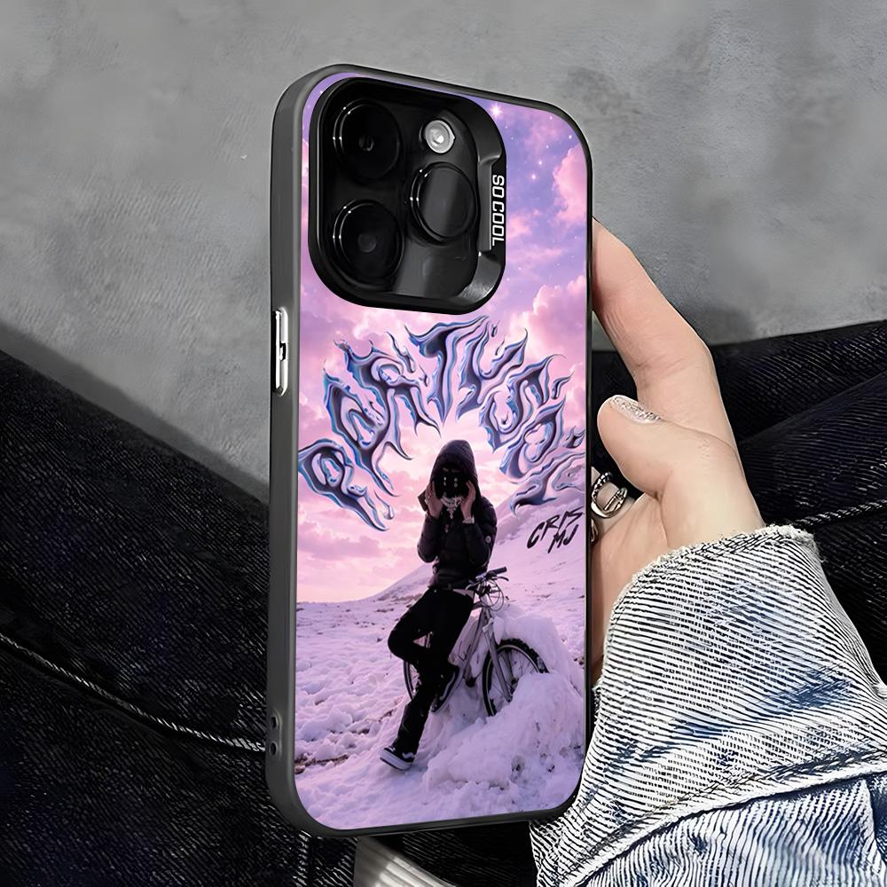 Чехол для телефона Pop Singer Cris MJ-J для IPhone 17 Pro Max 16 Pro Max 15 14 13 11 12 Mini Xs X Xr 7 8 Plus Se Цвет Серебристый Чехол