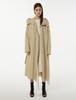 Mmam Back Pleated Hooded Trench_Beige