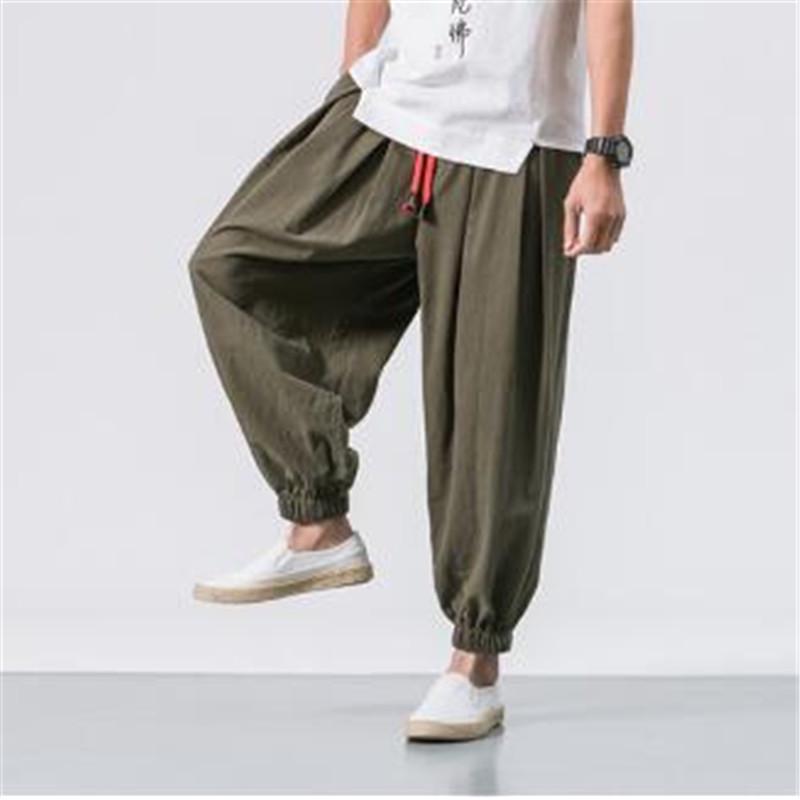Men's Summer Loose Wide Leg Pants Fashionable and Comfortable Trousers