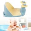 Сиденье для купания младенцев, нескользящее, из полипропилена, портативное, стульчик для душа для младенцев с надежными присосками для туалета, ванной комнаты
