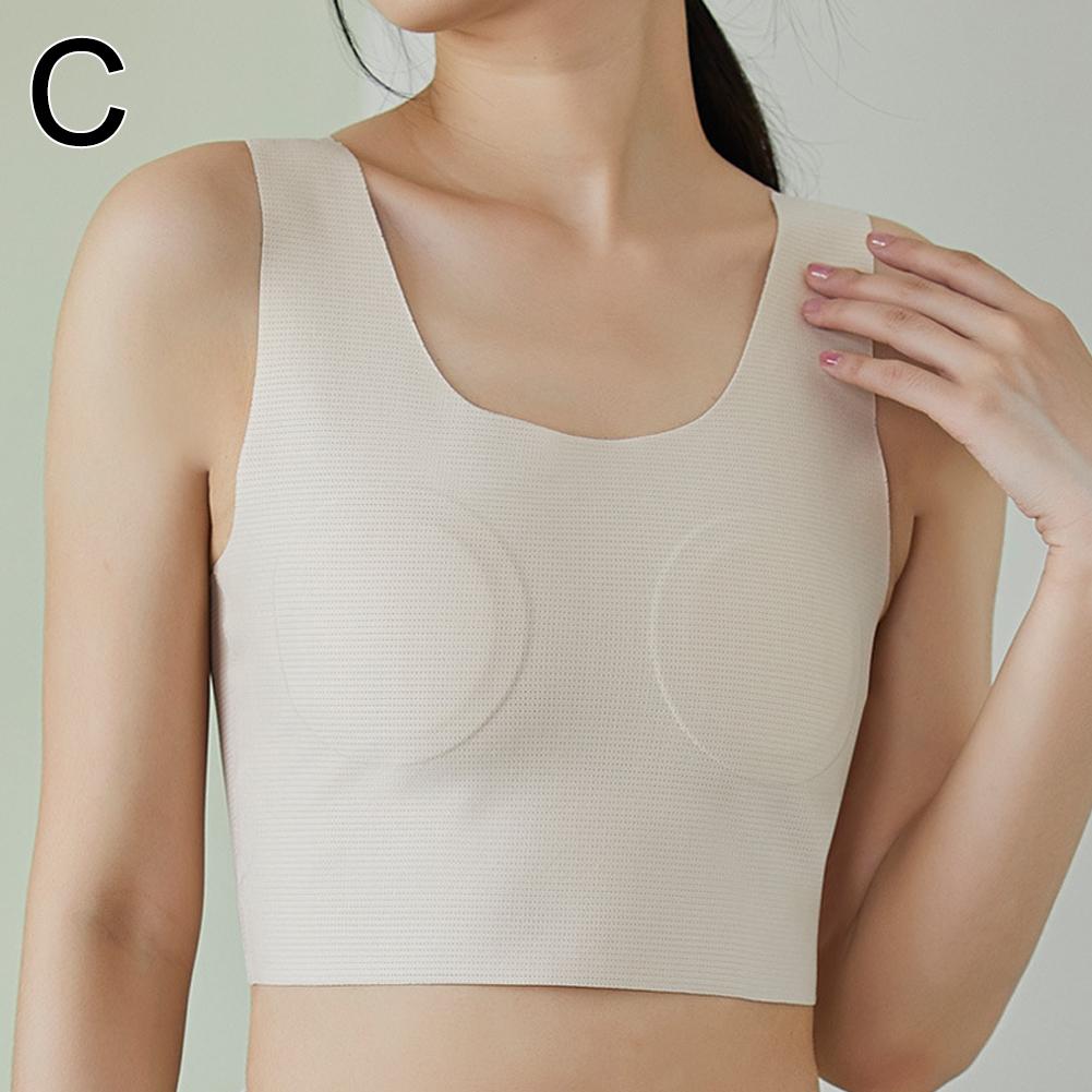 New High-end Flat Breast Binder Corset Tomboy Underwear Shaper Summer Vest Seamless Top Shaper A5X8