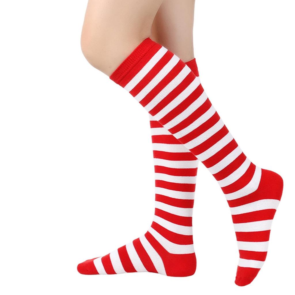 Women's Pinstripe Calf-high And Knee-high Socks