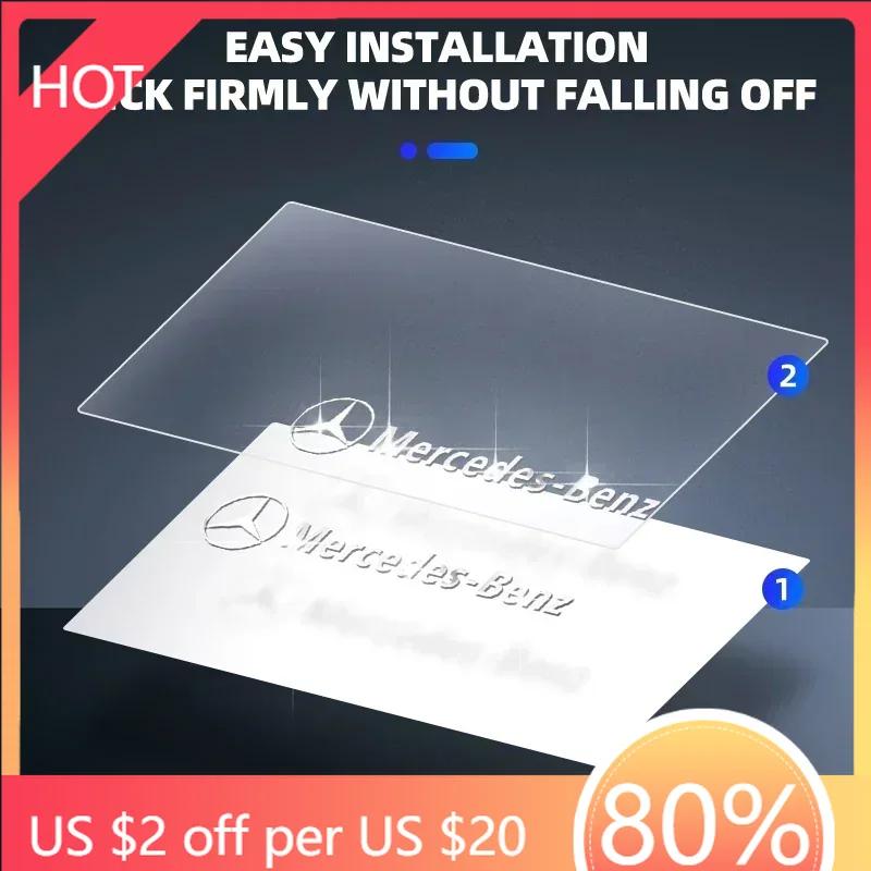 Car Sticker 2/5/10pcs Car Logo 3D Metal Stickers Decorative Accessories For Mercedes Benz A180 A200 A260 W203 W210 W211 W204 C E
