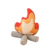 30cm/45cm Funny Simulation Bonfire Plush Toy Soft Stuffed Cartoon Fire Doll Living Room Floor Pillow Cushion Decor Gift