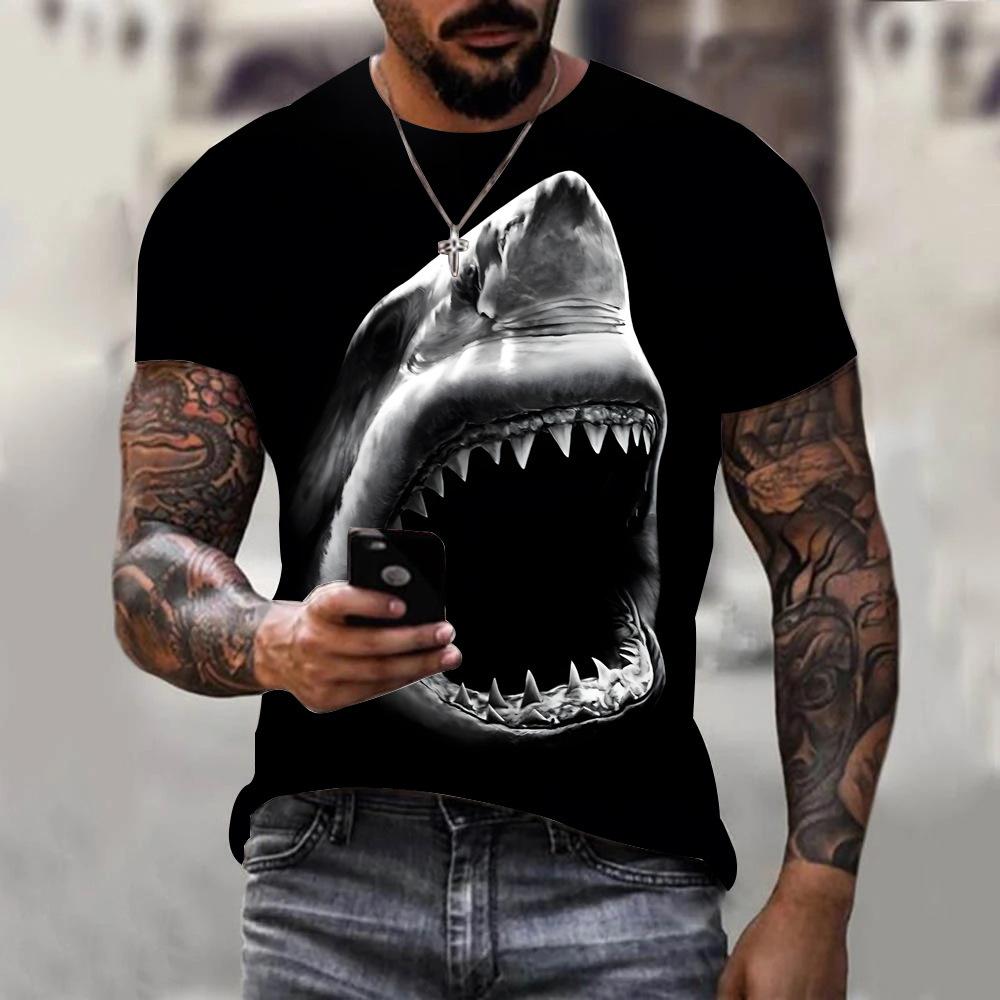 Мужская футболка с 3D принтом в стиле хип-хоп, футболка с короткими рукавами, топ-стрит, Harajuku, круглый вырез, летняя повседневная одежда