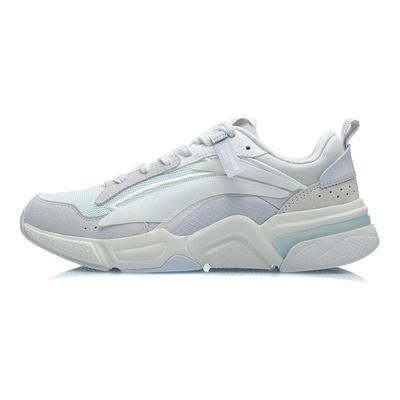 Li Ning Текстиль, Синтетическая кожа Мягкая амортизация Дышащие Устойчивые к истиранию Нескользящие Низкие Беговые кроссовки AGCR324-1