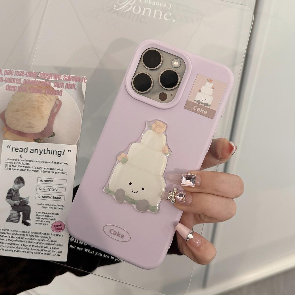 Three-dimensional Cream Cake 15promax Apple 17 Mobile Phone Case Iphone16 Suitable for 13 Girl Cartoon 12