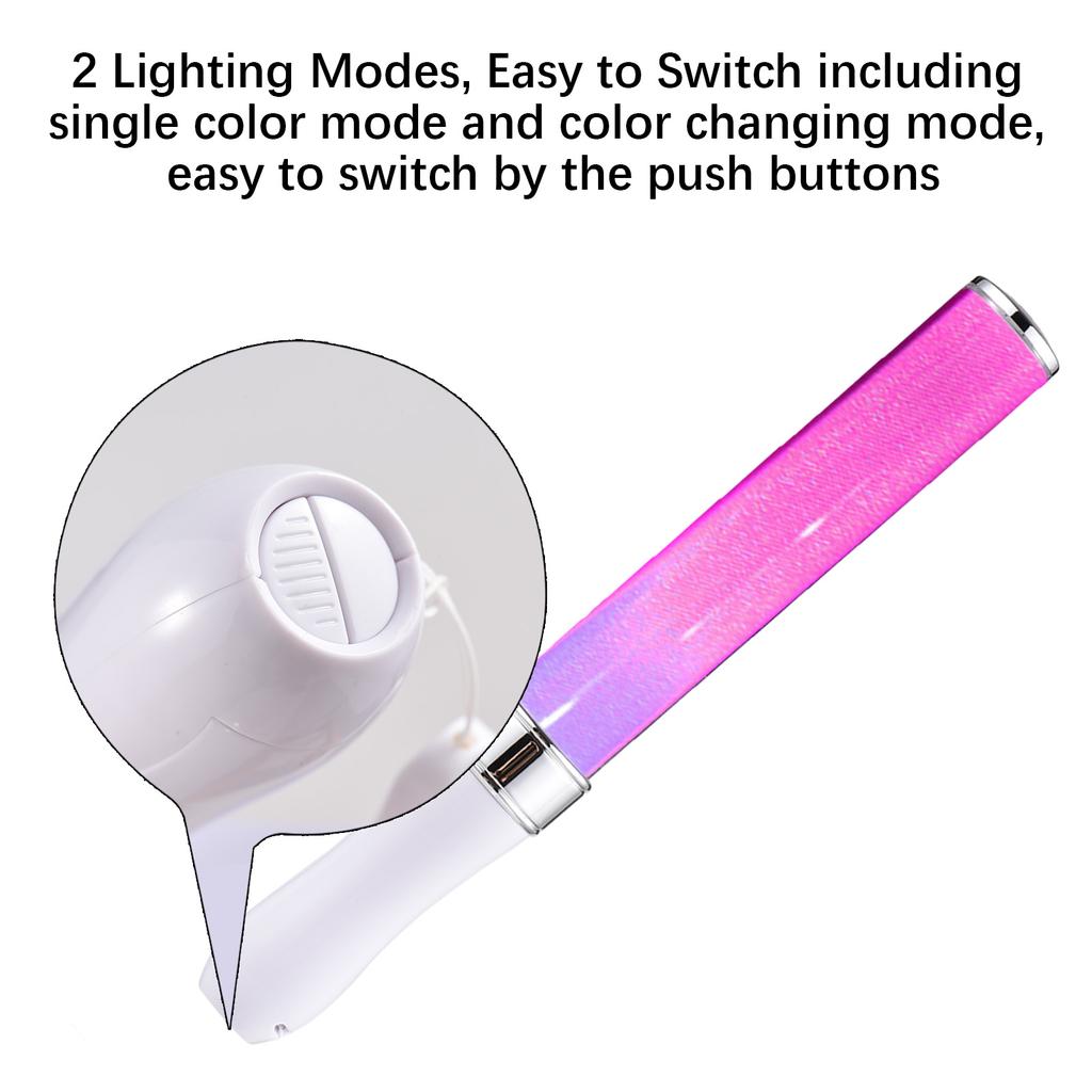 LED Glow Stick Party Stick 15Color Concert Flashing Light Multicolor 15 Colors Changing 2 Lighting