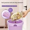Drawstring Purple Garbage Bags| High Quality Plastic| Colorful and Portable Trash Bags| Ideal for Kitchen, Bathroom,