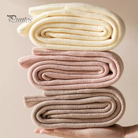 Плюшевые носки выше колена с антискользящим эффектом - Утолщенные и теплые для различных случаев