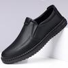 Spring New Shoes for Men Leather Casual Shoes Comfortable Slip-On Loafers Round Toe Flat Leisure Shoes