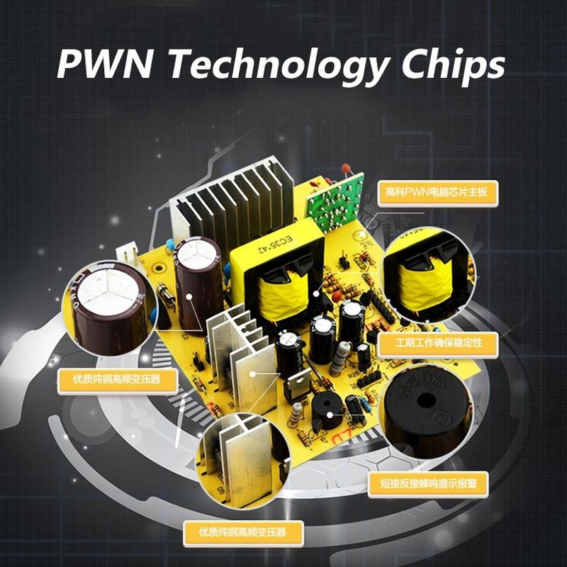 Автомобильное зарядное устройство для быстрой зарядки 260 Вт, пятиэтапный ремонт, большая мощность, 12–24 В, 20 А, зарядные устройства для грузовых аккумуляторов с импульсным ремонтом