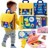 1PC Baby Early Education School Bag Felt Busy Board Educational Toys Children, Felt Learning Board