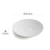 Stone Pattern Ceramic Dinner Plate Restaurant Dessert Plate Pasta Plate Salad Plates Molecular Cooking Specialty Tableware