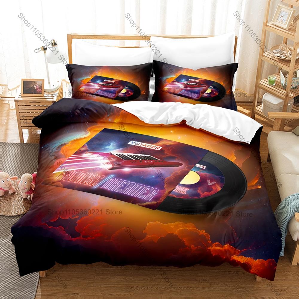 Voyager Promise Pattern Bedding Set 3Pcs Creative Graphic Comfortable Bed Linen for Single Double Bed