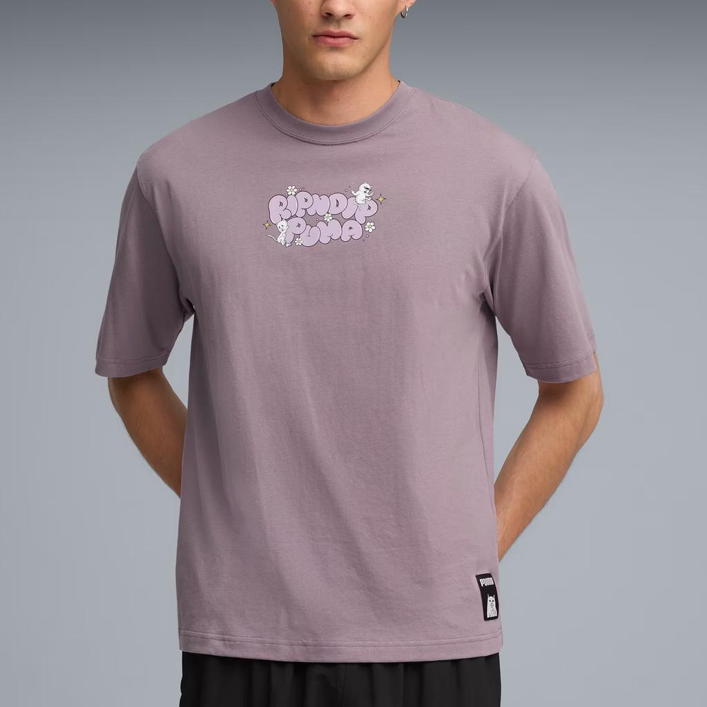 Puma Ripndip FW25 Футболка с круглым вырезом, свободного кроя, с коротким рукавом, унисекс, топы 632413-64