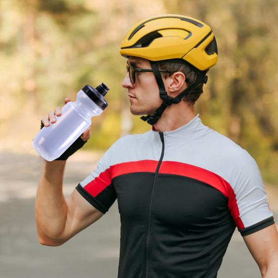 Бутылка для воды для велосипеда объемом 600 мл, не содержащая бисфенол А, герметичная спортивная бутылка для велоспорта, бега и фитнеса