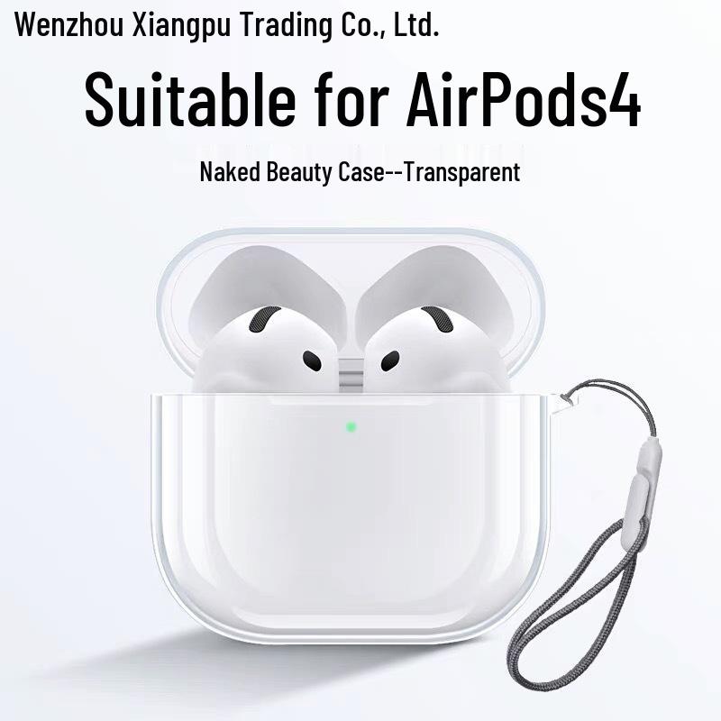 Однотонный серый силиконовый чехол для AirPods Pro 2-го поколения и AirPods 3