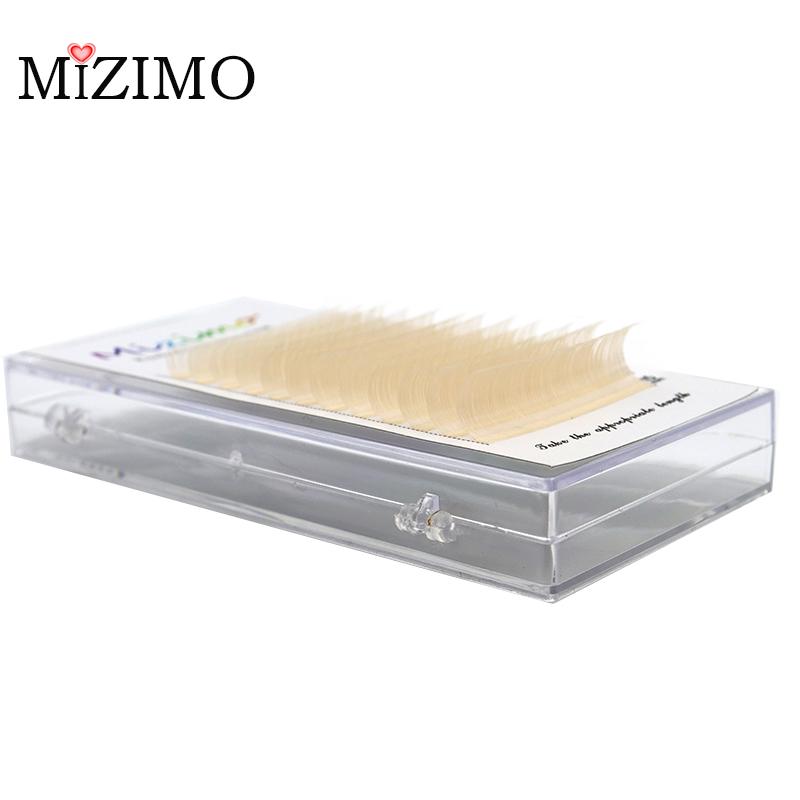 Цвет, прививка, накладные ресницы, кончик фиолетовой орхидеи 0,07 мм, C/D, смешанная длина, макияж, наращивание.