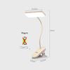 LED Table Light tri- Level Adjustable Light Office Lights Dormitory Bedroom Learning Eye Protection Foldable Clip Desktop lamp