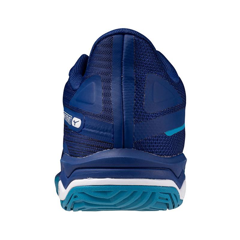 Mizuno Wave Exceed Light 2 Амортизация Нескользящие Износостойкие Низкие Теннисные Кроссовки Унисекс Темно-синие Mizuno 61GA231815