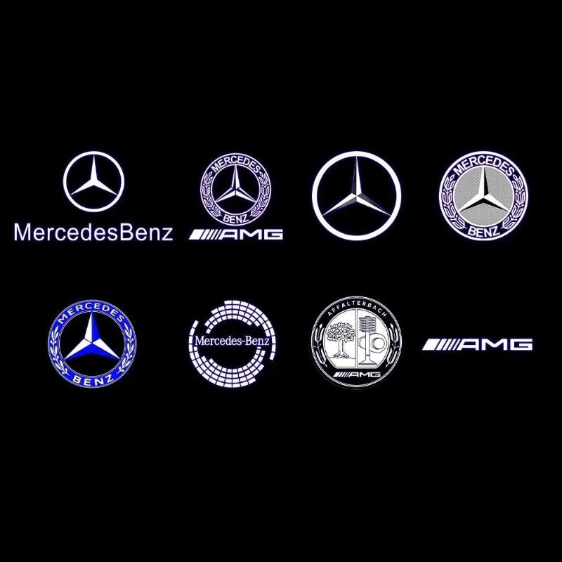 2-4 шт. Светодиодная подсветка приветствия двери, лазерная подсветка для Mercedes Benz X164 W215 W164 R GL ML M Class 4MATIC ML300 ML500 R300 R320