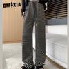 Women's Fashion Casual Solid Color Print High Waist Pants & Capris