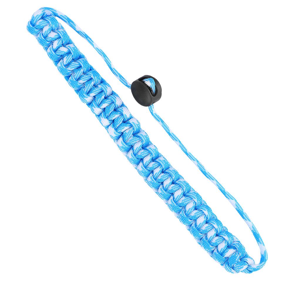 Hand Wrist Rope Diving Pointer Anti Lost Underwater Camera Strap (Blue White)