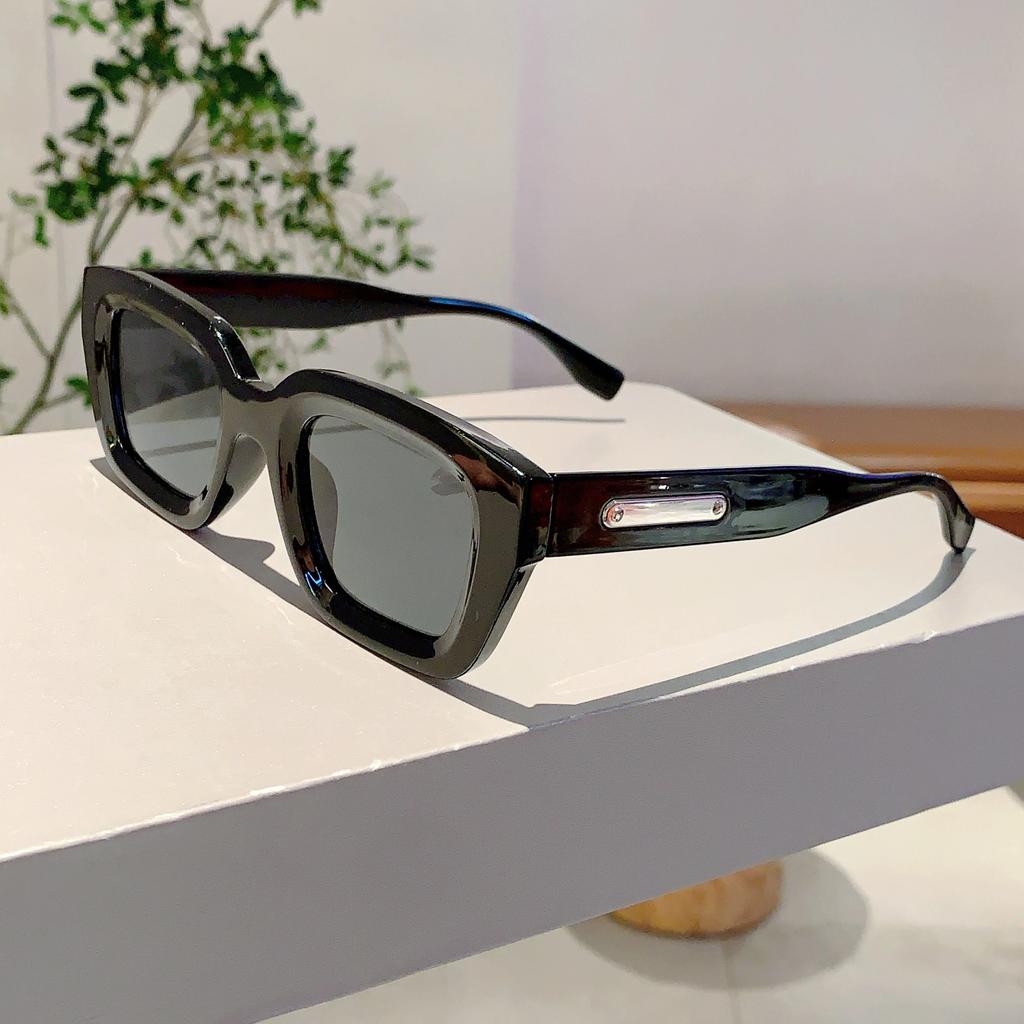 Винтажные квадратные солнцезащитные очки женские Новинка Стильные цветные линзы Трендовый модный бренд Корейский стиль Солнцезащитные очки