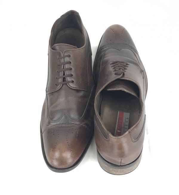 Lloyd Leather Wingtip Dress Shoes Brown Size 26.0cm Made in Germany(USED)