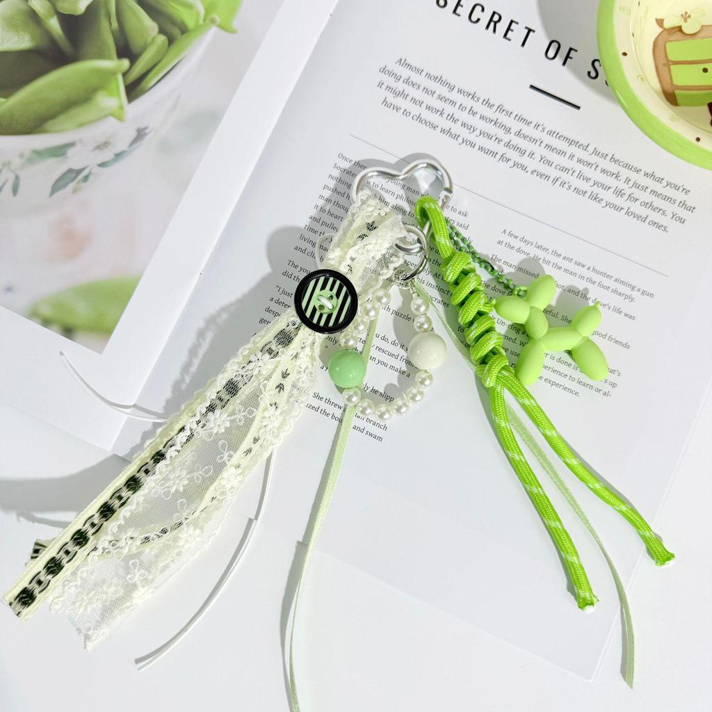 Игрушка-подвеска Miu Series зеленая: Аксессуары для тряпичной куклы своими руками в слепой коробке