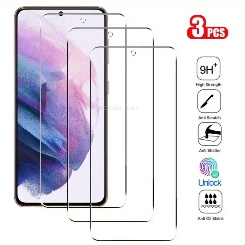 3 шт. Защитные пленки для экрана Samsung Galaxy S22 S21+ S23 Ультра закаленное стекло для Samsung S20 S10E S8 S9 Защитная пленка