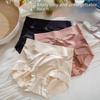 Ice Silk High Waist Seamless Briefs - Large Size, Breathable, Hip Lifting, High Elasticity for Women