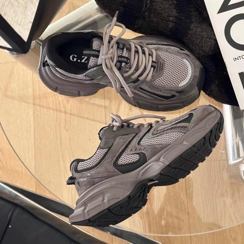 Paris dad shoes женские ins tide 2025 сетчатые легкие дышащие спортивные туфли для студентов универсальные повседневные туфли