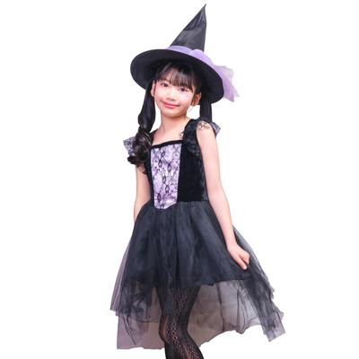 Костюм ведьмы Clearstone Halloween Noir для детей, 140 см для девочек, черный