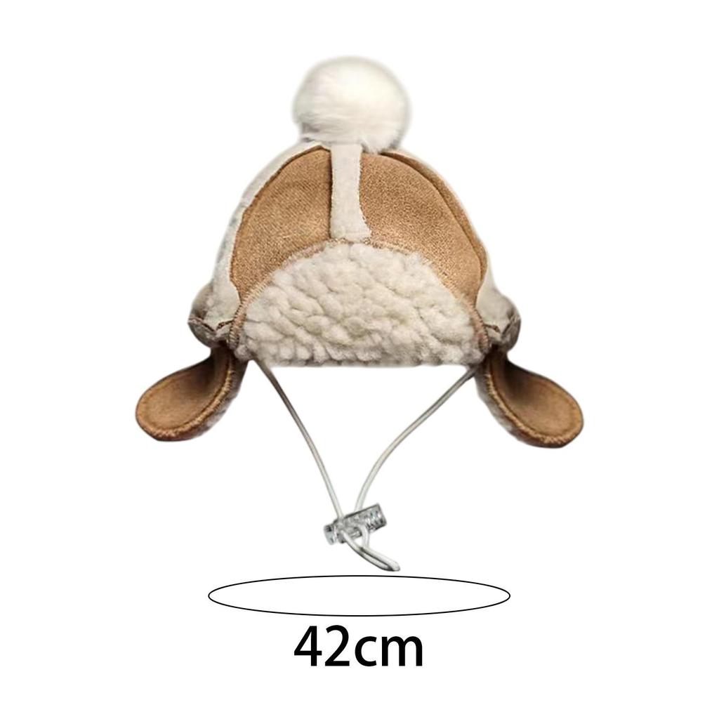 Cute dog hat, comfortable puppy cap with dog ear holes, interior cats, small