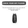 Genuine Leather Flip Key Cover For Ford Focus Fiesta Mondeo Kuga C-Max S-Max Galaxy Transit EcoSport Fob Protective Shell