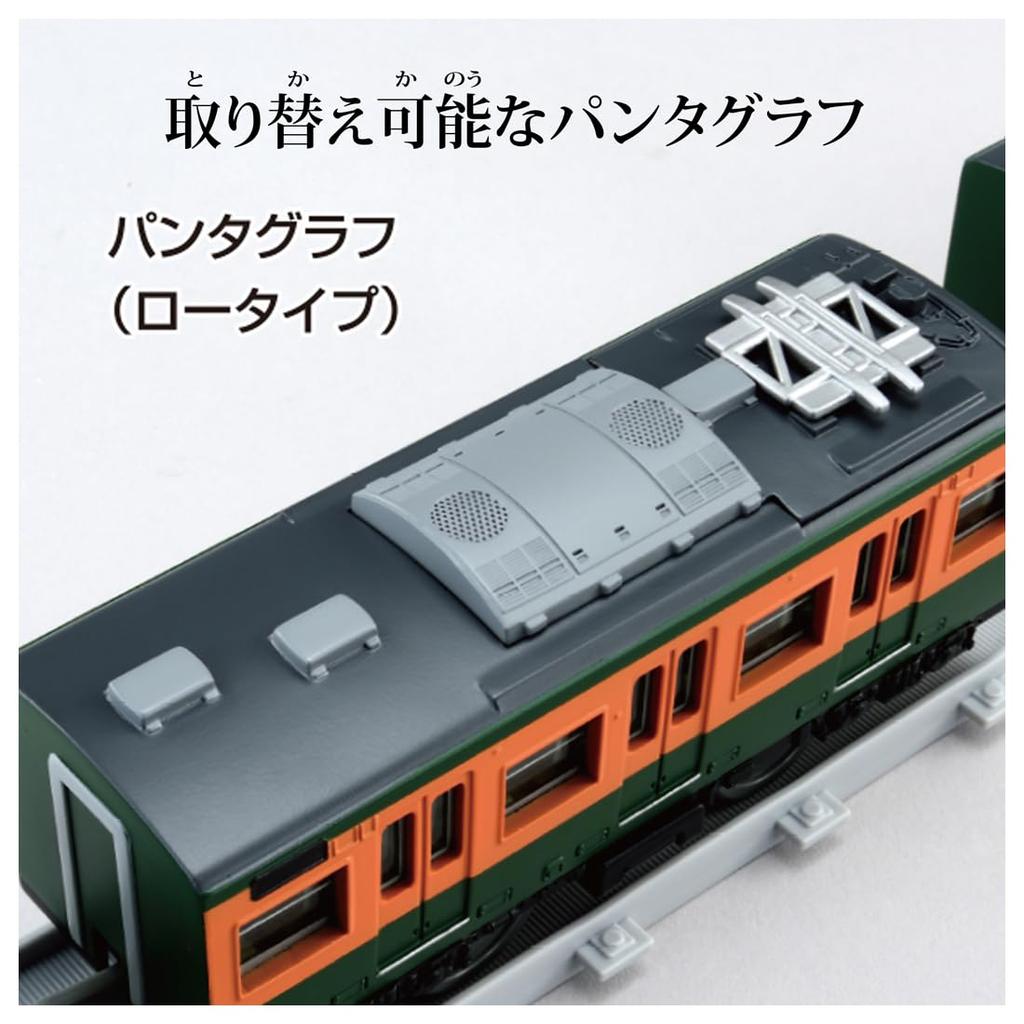 TAKARA TOMY Plarail Real Class 113 Series Commuter Train (JR East Shonan Color)
