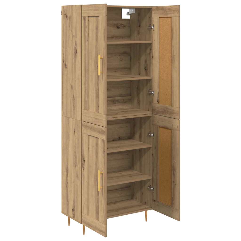 Highboard Artisan Oak 69.5 x 34 x 180 cm Particleboard