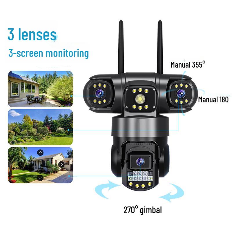 Уличная 4G WiFi камера безопасности - V380Pro, Удаленный мобильный мониторинг, Долгое время работы от аккумулятора