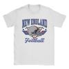 Мужские футболки New England 100% хлопок Топы Хипстер Короткий рукав Круглый вырез Футболка Футболка с принтом