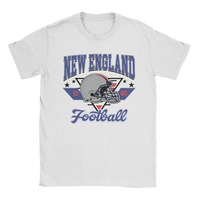 Мужские футболки New England 100% хлопок Топы Хипстер Короткий рукав Круглый вырез Футболка Футболка с принтом