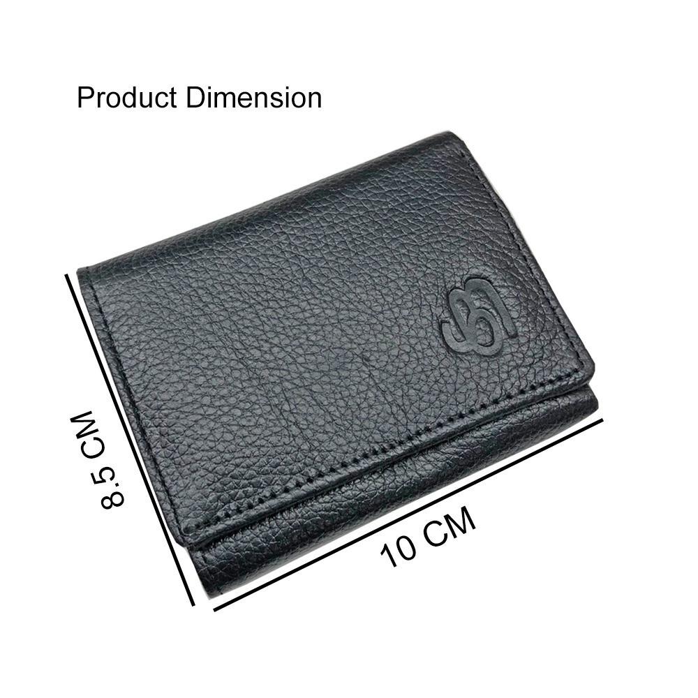 RSINC Натуральная кожа Ручная работа Кошелек для кредитных карт и ID | Кошелек-трифолд для наличных BL-304 B0DS8TWWQC