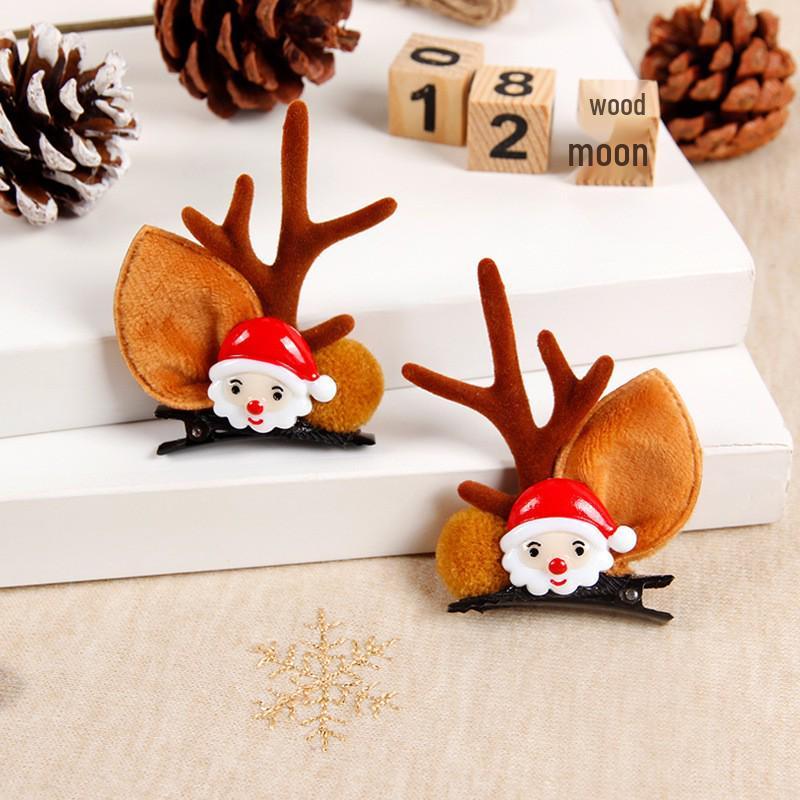 Mori Style Christmas Antler Hair Clip – Sweet and Cute for Adults and Kids