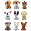 Cute Animals Puppy Miniature Figurines Realistic Dog Ornaments Fairy Garden Accessorie