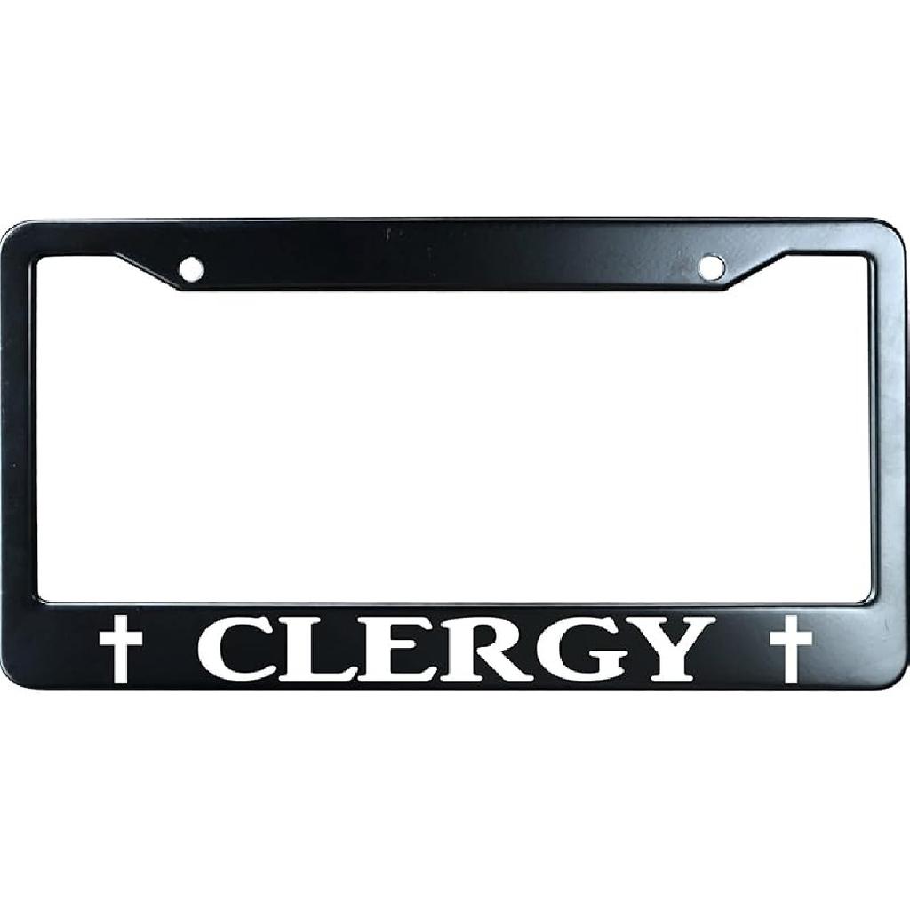 Do You Follow Jesus This Close? Matte Black Stainless Steel License Plate Frame For Christian, Jesus/God Auto Car Tag Frame, Heavy Duty License Plate