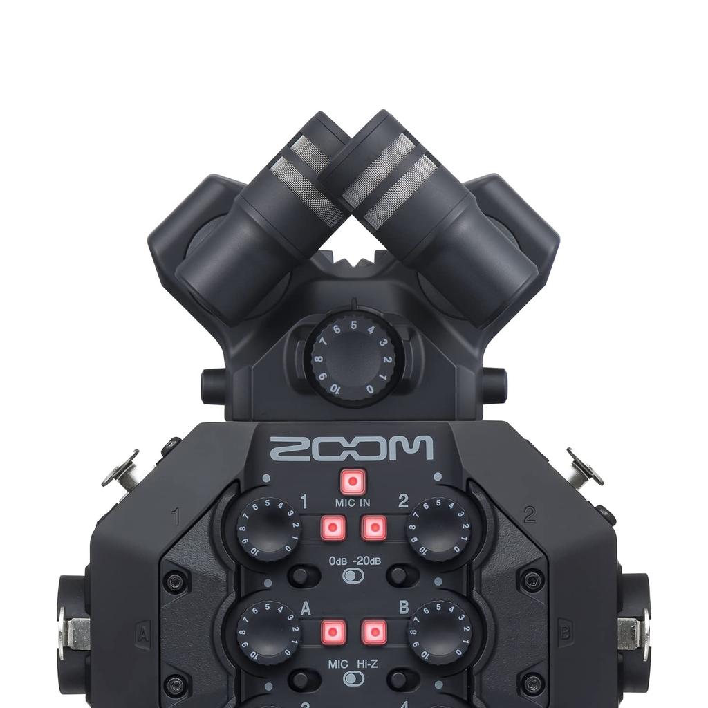 Zoom Stereo Microphone Capsule XY-AB Method for H8Q8n-4K Black XAH-8