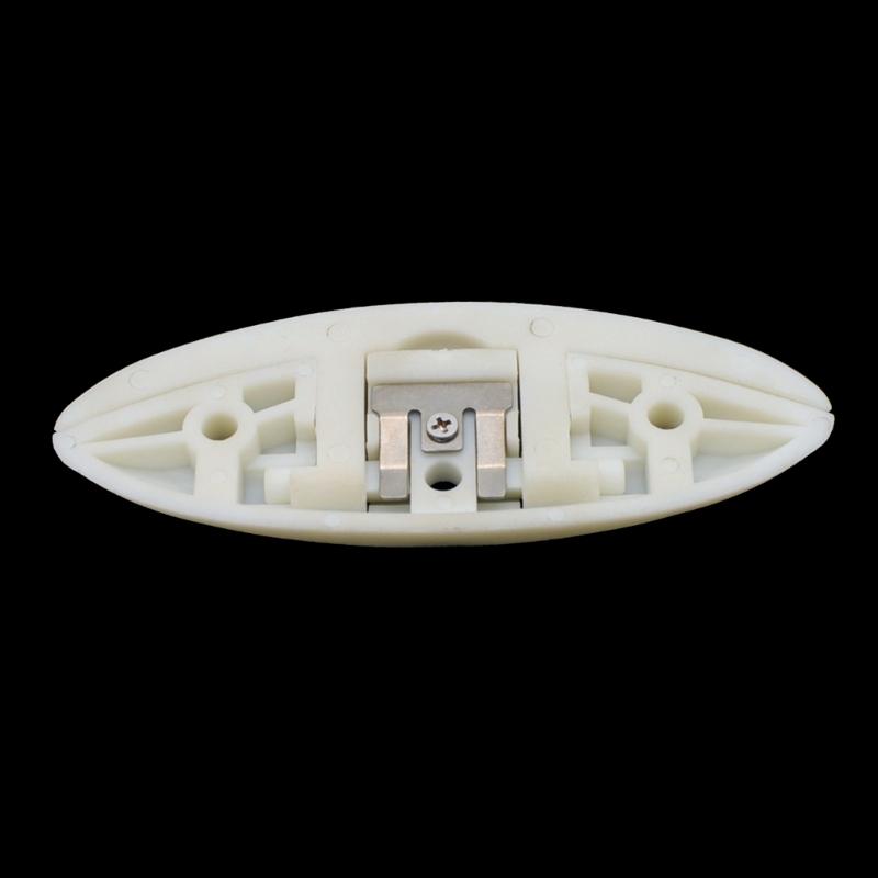 5-дюймовая складная швартовная утке, откидная швартовная утке с 2 отверстиями из морского нейлона, устойчивая к коррозии швартовная утке